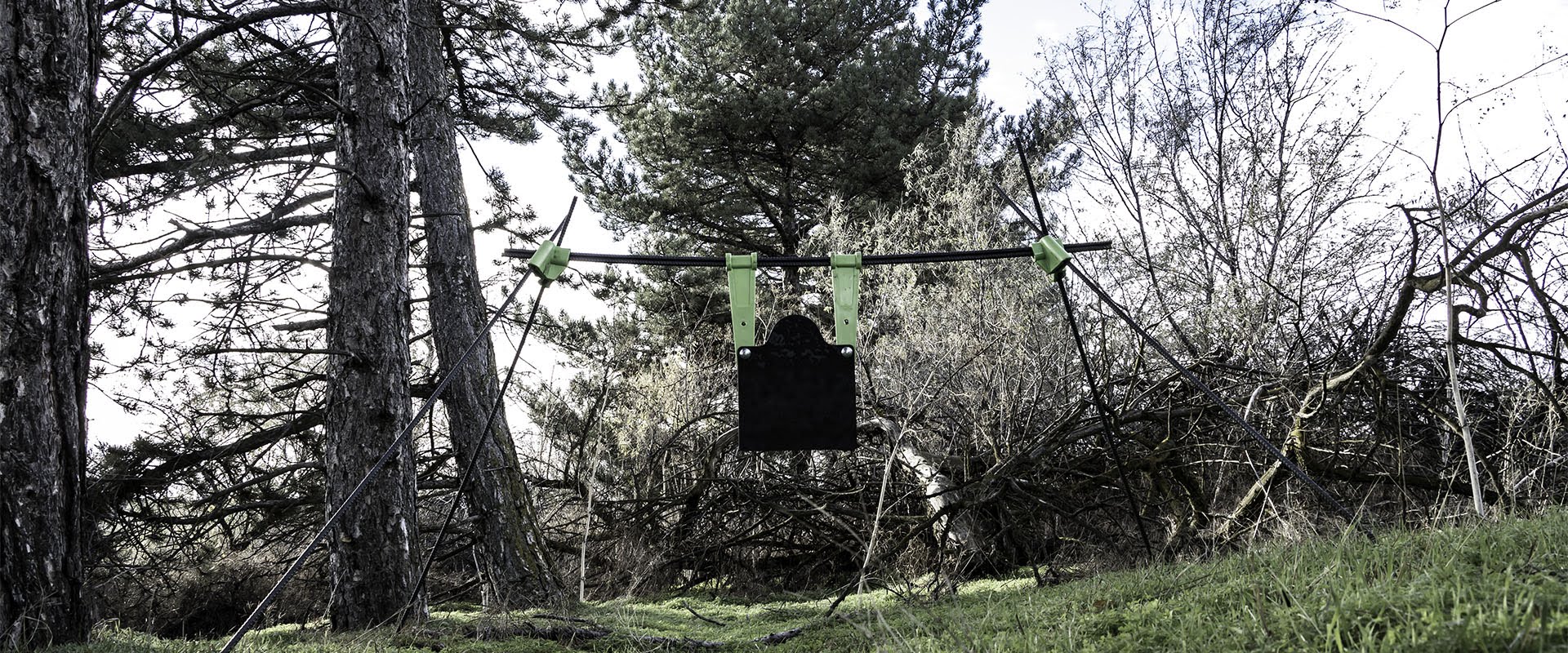 The Last Stand Rebar Target Stand Kit - Portable AR500 Steel Target Hanger For Shooting